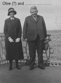 possibly Olive and unknown gentleman